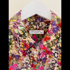 Equipment Floral Dress